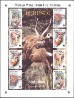 Burundi 2004, WWF, Sitatunga, Sheetlet IMPERFORATED - Ungebraucht