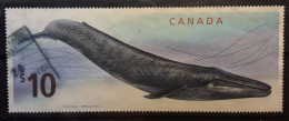 CANADA 2010 SC 2405 ,BLUE WHALE -  Baleine RORQUAL BLEU - Large $ 10 , USED / Obl , TB - Ballenas