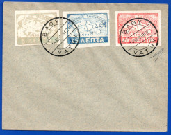 3481.MAP SET ON FDC 14/11/1942 COVER,GENUINE, SIGNED - Samos