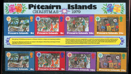 Pitcairn ** Bloc 5 + 185 à 188 - Noel 1979 - Nuovi