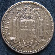 LaZooRo: Spain 1 Peseta 1947 1954 XF - 1 Peseta