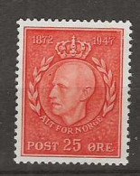 1947 MNH Norway Mi 335 Postfris** - Neufs