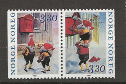 1992 MNH Norway, Mi 1112-13 Postfris** - Unused Stamps
