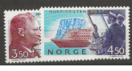 1993 MNH Norway, Mi 1127-28 Postfris** - Unused Stamps