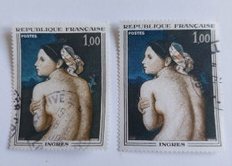 N° 1530c       Ingres -  Double Profil Et Timbre Normal - Used Stamps