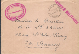 FRANCE 1973: LSC De Marseille (BdR) Pour Annecy (Hte Savoie) En Franchise FM - Briefe U. Dokumente