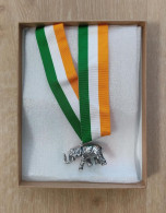 All India Boy Scout Silver Elephant Award / Sterling .925 / Badge - Gran Bretaña