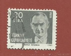 Timbre Turquie N° 2331 - Usati