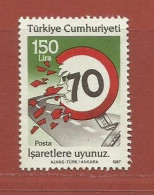 Timbre Turquie N° 2524 - Usati