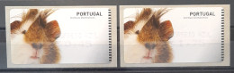 2005 - Portugal - MNH - ATM Labels - Hamster - Priority Mail (Blue Mail) - 2 Labels - Franking Machines (EMA)