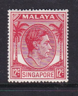Singapore: 1948/52   KGVI   SG22a    12c    [Perf: 17½ X 18]    MNH - Singapur (...-1959)