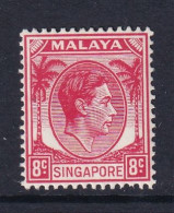 Singapore: 1948/52   KGVI   SG6    8c    [Perf: 14]    MH - Singapur (...-1959)