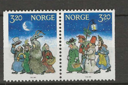 1991 MNH Norway, Mi 1082-83 Postfris** - Unused Stamps