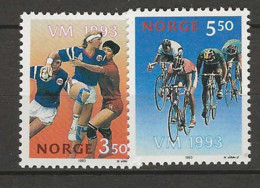 1993 MNH Norway, Mi 1129-30 Postfris** - Unused Stamps