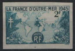 France 1945 N°741** Non Dentele Imperf Mint Never Hinged - 1941-1950