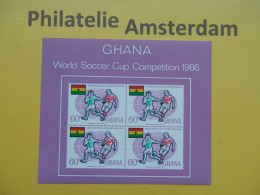 Ghana 1966, WORLD CUP ENGLAND 66 / FOOTBALL SOCCER VOETBAL FUSSBALL FUTBOL CALCIO: Mi 273, Bl. 22, ** - 1966 – England