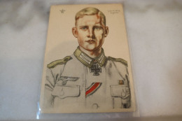 POST CARD NAZY GERMANY WW2 WAR PROPAGANDA Military Army Officer  Uniform - Sammlungen & Sammellose