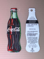 Mint USA UNITED STATES America Prepaid Telecard Phonecard, Coca Cola Coke Bottle Die-cut, Set Of 2 Mint Cards - Sammlungen