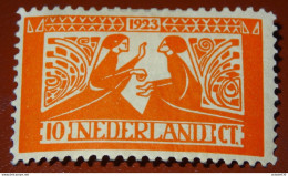 PAYS BAS - NEDERLAND : Charity Stamp 1923, 10 + 5 Ct Rouge , Mint * Hinged  ............ CL1-10-1b - Ungebraucht