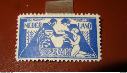 PAYS BAS - NEDERLAND : Charity Stamp 1923, 2 + 5 Ct , Mint * Hinged  ............ CL1-10-1a - Neufs