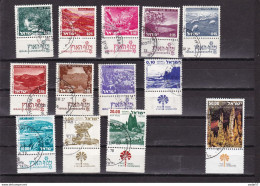 Israel 1971- 1980 Landscapes Used - Used Stamps (with Tabs)