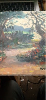 Lisière De Forêt En Provence MICHEL KRITZ 1984 - Huiles