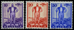 SCHWEIZ BUNDESPOST A294-96 **, 1936, Pro Patria, Prachtsatz, Mi. 52.- - Used Stamps