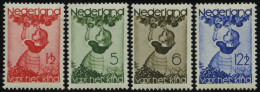 NIEDERLANDE 287-90 *, 1935, Voor Het Kind, Falzrest, Prachtsatz - Neufs