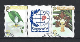 Singapore 1991 Orchids Strip Y.T. 625/626 (0) - Singapore (1959-...)