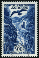 FRANZÖSISCHE-POST 160 O, 1957, 500 Fr. Flugpostmarken, Feinst, Mi. 100.- - Unused Stamps