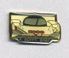 Pin's  Ville,  Sport  Automobile, PEUGEOT  905  Avec  ESSO, R. GOFFY - GRAY  ( 70 )  Signé  DIMO - Peugeot