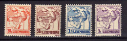 LUXEMBOURG 1925 Croix Rouge Red Cross Yv 160/163 Mi 157/160 MNH ** - Ungebraucht