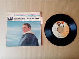 Vinyle 45T Charles Aznavour -  Il Faut Savoir + 3 Titres  (Avec Languette) - Otros - Canción Francesa