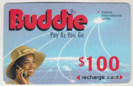 ZIMBABWE - Buddie Pay As You Go, Z$100, Exp.date  31/07/2000, Used - Zimbabwe