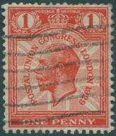 Great Britain 1929 SG435 1d Scarlet Postal Union Congress KGV #1 FU (amd) - Sin Clasificación