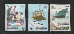 CUBA 2006 DECLARATION DU CERRO PELADO-BATEAUX YVERT N°4342/4344 NEUF MNH** - Unused Stamps