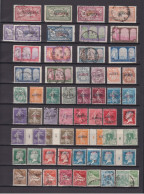 Un Lot De 60    Timbres Oblitérés Et Neufs  ** *  Surcharge Algérie Type Merson - Semeuse - Pasteur Ect  Millésime - Collections, Lots & Séries