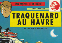 BD-Ric Hochet-2 Histoires Du Journal Tintin-Signé Caméléon-Traquenard Au Havre-N°1-1974-Tibet-A.P.Duchateau-64p - Ric Hochet