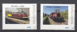Treinen, Train, Locomotive, Eisenbahn , Nederland Persoonlijke: NS 3031 + 3029 / Bocholtz Railkof - Unused Stamps