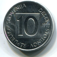 10 TOLAR 1993 SLOVENIA UNC The Salamander Coin #W10916.U.A - Slovenië