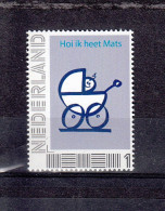 Nederland Persoonlijke: Thema: Geboorte, Giving Birth,. Tekst: Hoi, Ik Heet Max - Unused Stamps