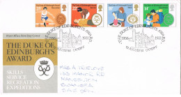 55498. Carta F.D.C. CARDIFF (England) 1981. The Duke If Edinburghs Award - Brieven En Documenten