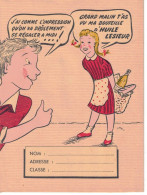 Protège Cahier Vintage Années 1950 / Publicité Ancienne : HUILE LESIEUR - Lebensmittel