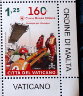 VATICAN 2024, 160 ANNI CROCE ROSSA,  MNH** - Unused Stamps