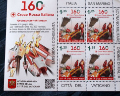 VATICAN 2024, 160 ANNI CROCE ROSSA, SHEET  MNH** - Unused Stamps