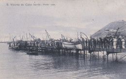 POSTCARD AFRICA - CABO VERDE - CAPE VERDE - S, VICENTE - PONTE - CAES - Cape Verde