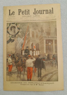 LE PETIT JOURNAL 25 / 3 / 1900 POMPIERS INCENDIE DU THEATRE FRANCAIS Mlle HENRIOT / LES PRESIDENTS KRUGER ET STEIJN - Le Petit Journal