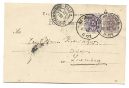 Postkarte Von Neunkirchen Nach Luxemburg - Other & Unclassified