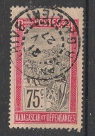 MADAGASCAR - 1908-17 - N°YT. 107 - Filanzane 75c - Oblitéré / Used - Gebruikt