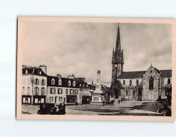 LANDIVISIAU : Place De L'Eglise Et Monument Aux Morts - Très Bon état - Landivisiau